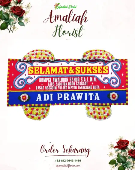 Papan Bunga Ucapan Selamat Bugoharjo